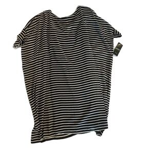Ralph Lauren Black and White Striped Dress